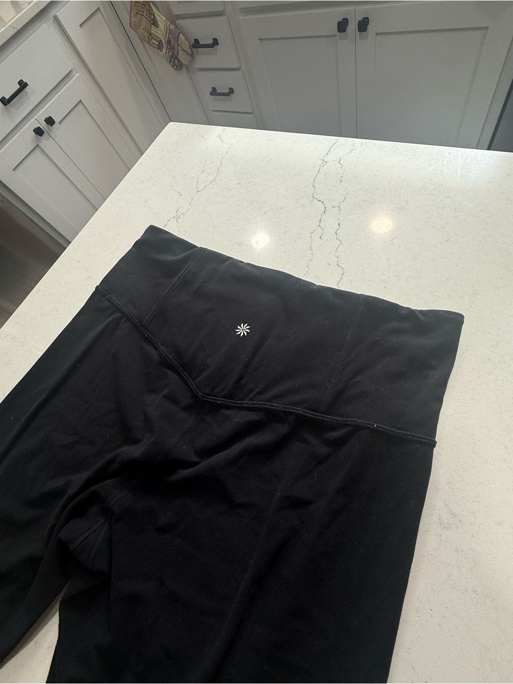 Athleta Elation Ultra High Rise Black Ankle Leggings Women’s L Regular - Picture 4 of 4